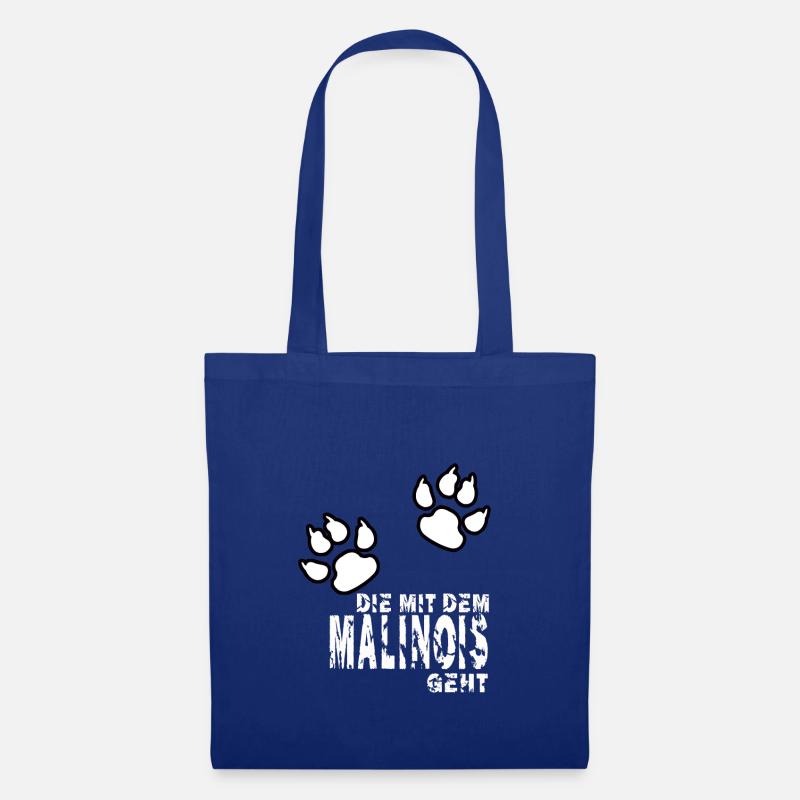 die mit dem malinois geht shirt - Stoffbeutel - Royalblau