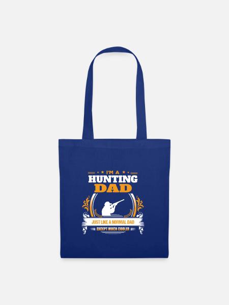 Jagd-Vati-Hemd-Geschenk-Idee - Stoffbeutel - Royalblau