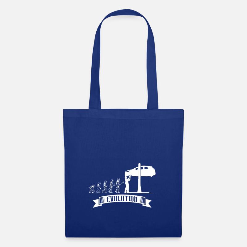 Evolution: KFZ Mechaniker KFZ Mechatroniker - Stoffbeutel - Royalblau