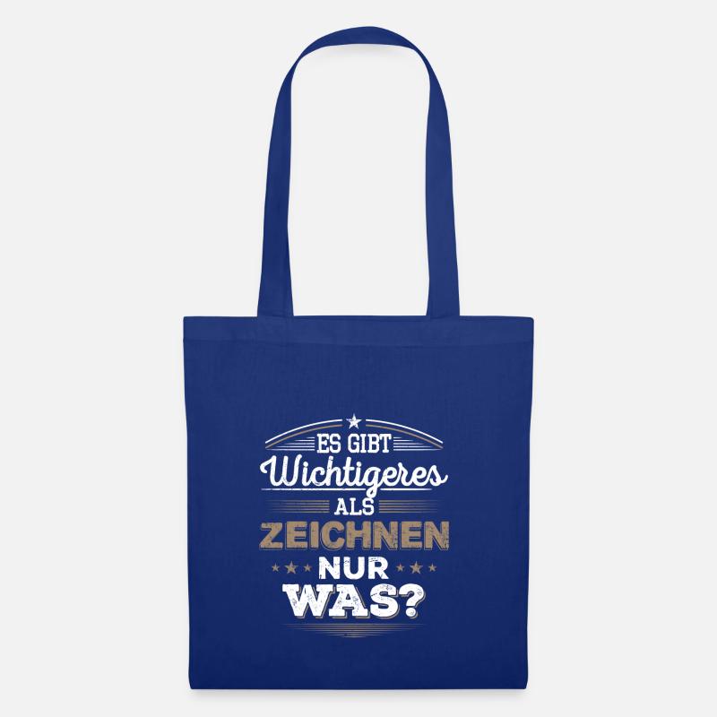 Zeichnen, Zeichner, technischer Zeichner, Geschenk - Stoffbeutel - Royalblau