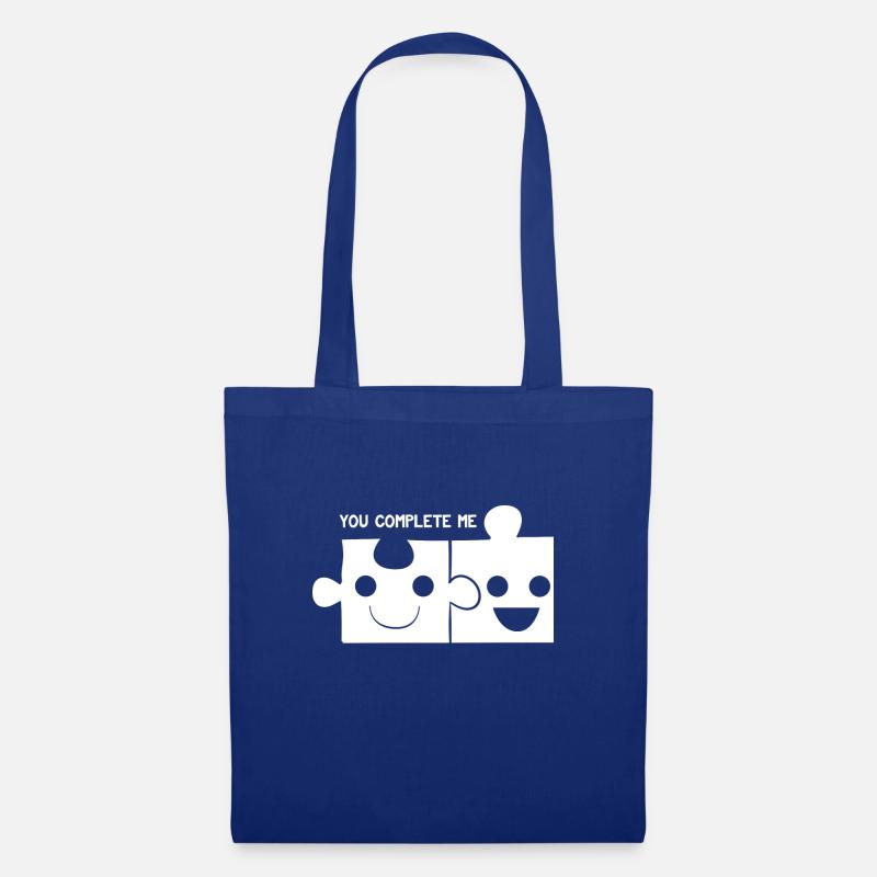 Jigsaw Puzzle - Puzzlen - Partnerlook - Stoffbeutel - Royalblau