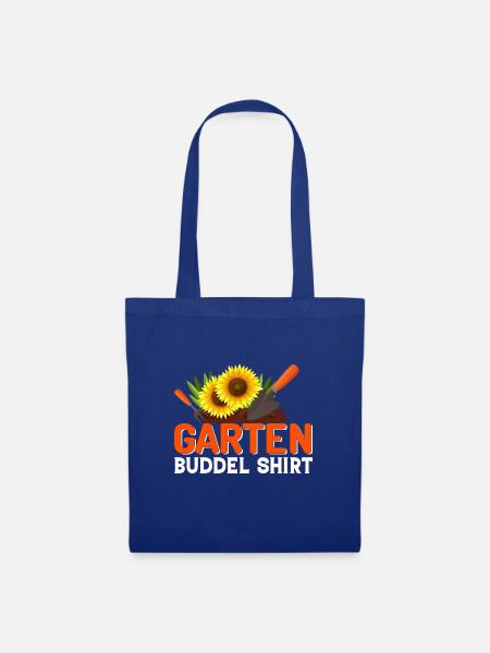 Garten buddel Shirt Hobbygärtner - Stoffbeutel - Royalblau