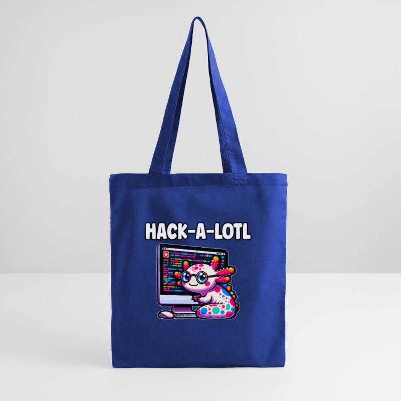 Funny Coding Axolotl Programming Gift Tote Bag