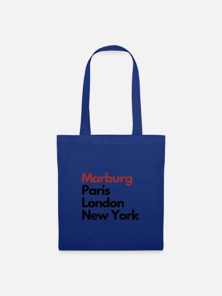 Metropole Marburg - Stoffbeutel - Royalblau