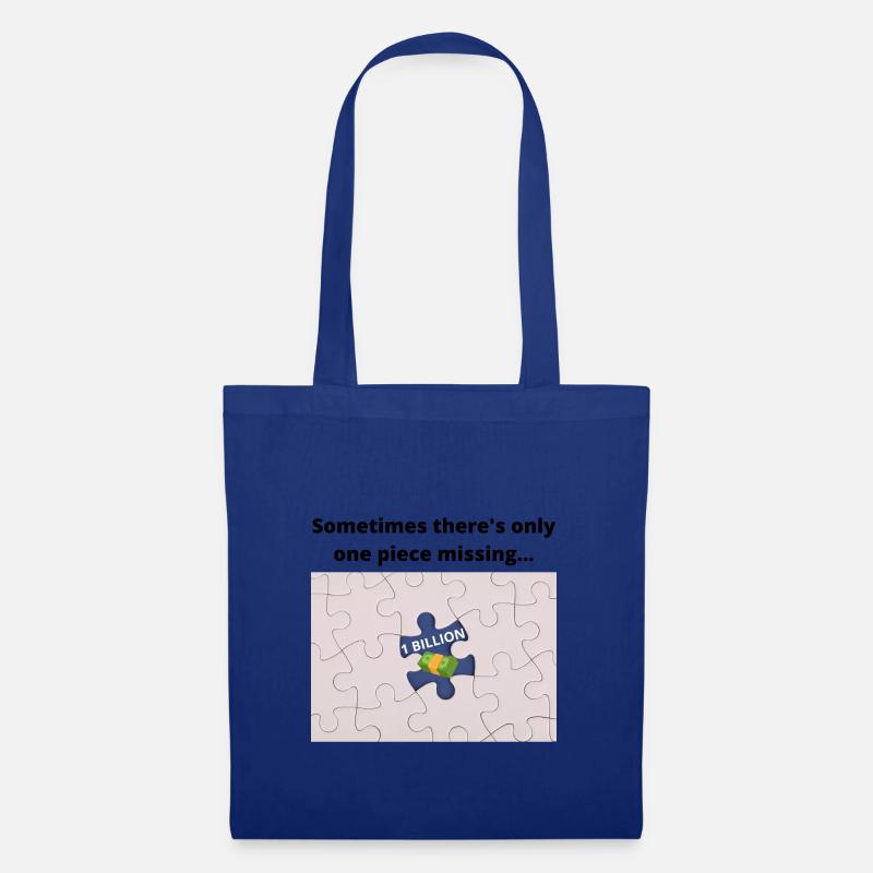 Sometimes there's only something missing MONEY - Stoffbeutel - Royalblau