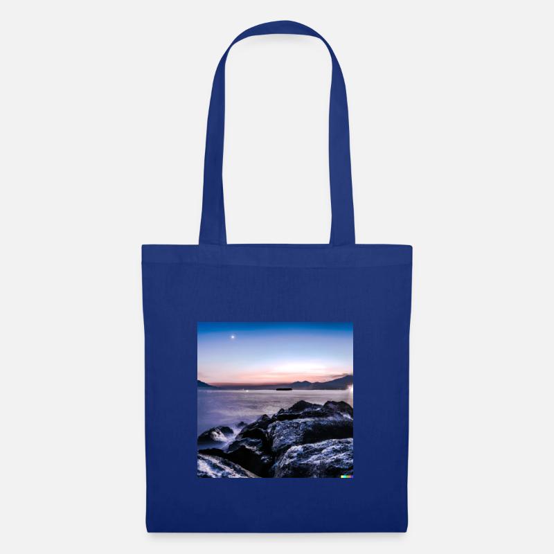 Neon sunset - Stoffbeutel - Royalblau