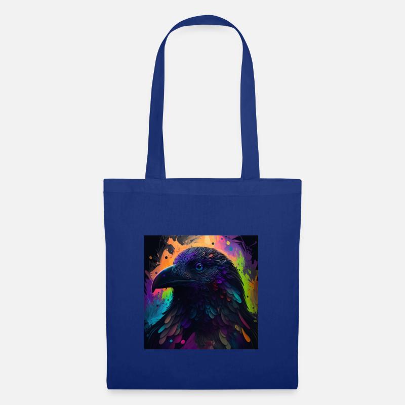 Psycho Crow - Stoffbeutel - Royalblau