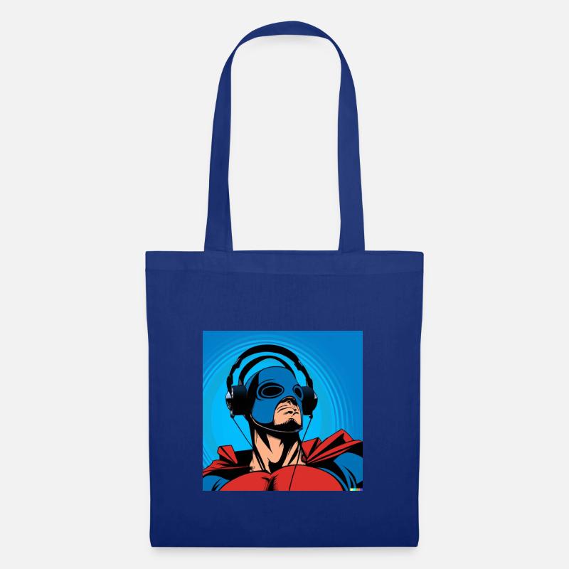 SUPERHELD - Stoffbeutel - Royalblau