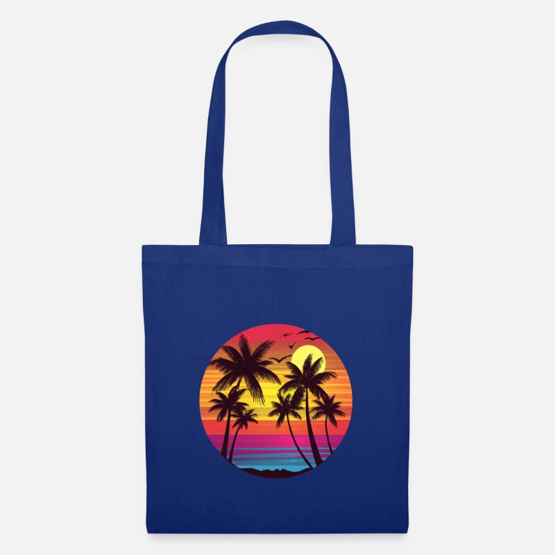 Sunset magic on the beach - Tote Bag - royal blue