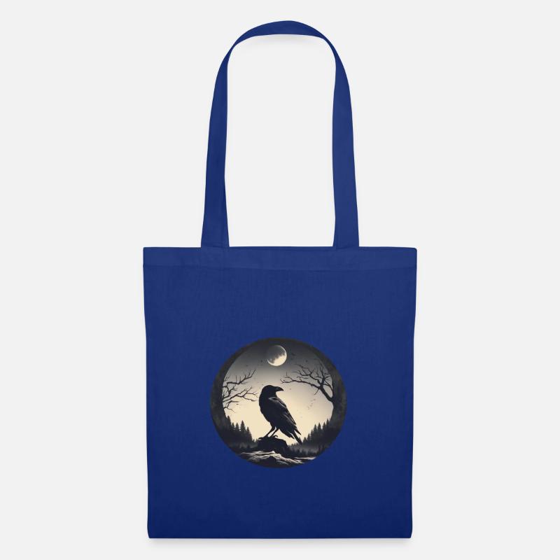 crow - Stoffbeutel - Royalblau