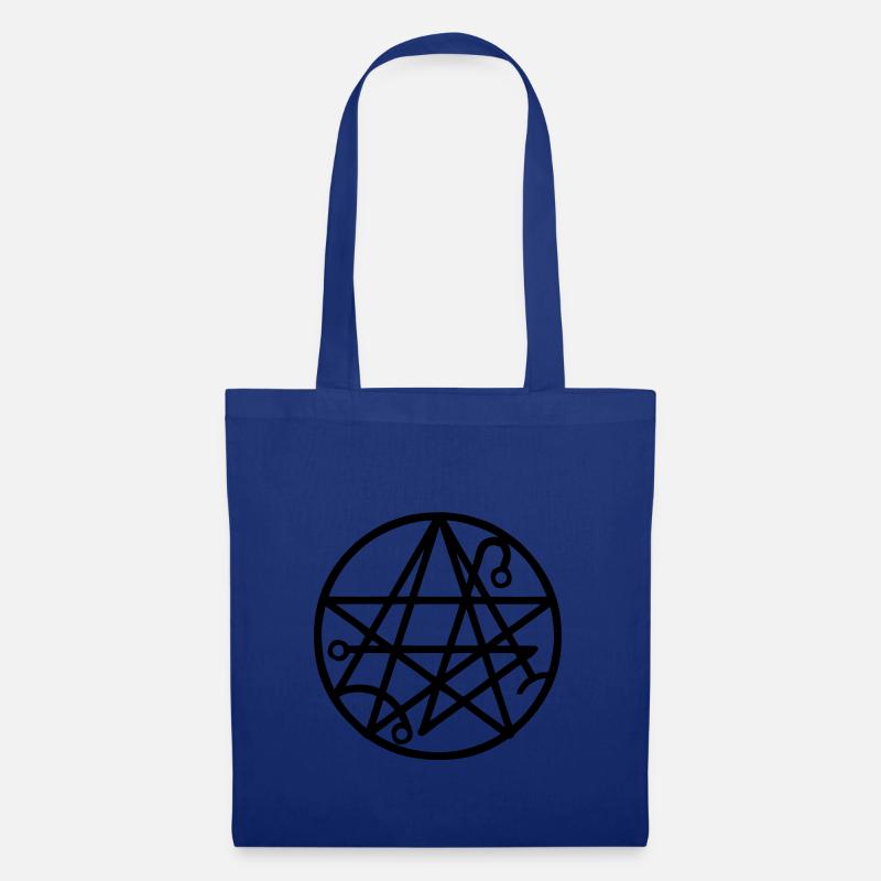 Necronomicon Stern - Stoffbeutel - Royalblau