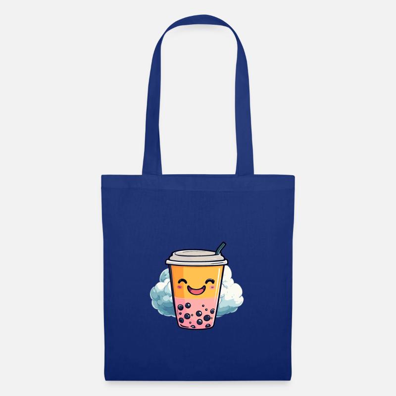 Boba Bubble Bubbletea - Stoffbeutel - Royalblau