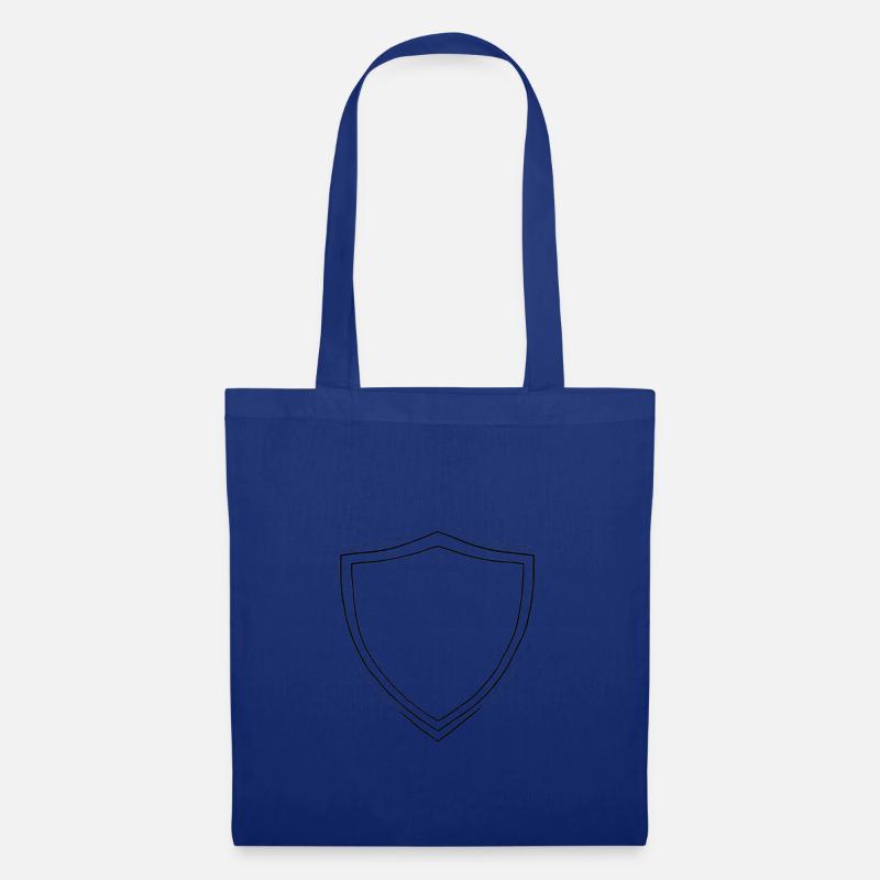 logo shield - Stoffbeutel - Royalblau