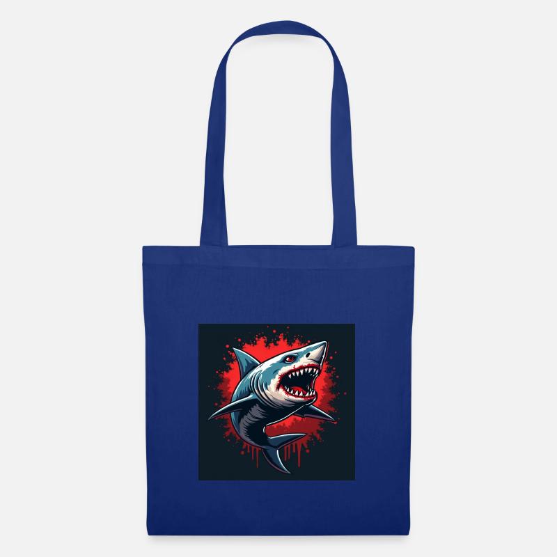 Shark - Stoffbeutel - Royalblau