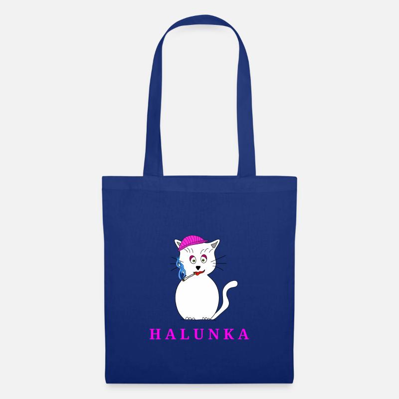 HALUNKA MIT KIPPE - Stoffbeutel - Royalblau