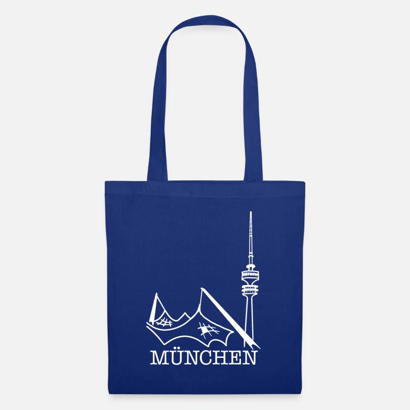 München - Stoffbeutel - Royalblau