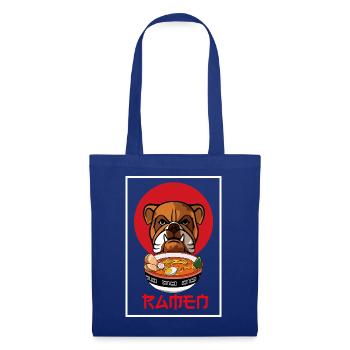 Design de streetwear pour les ramen japonais - Sac en tissu - bleu royal - Devant