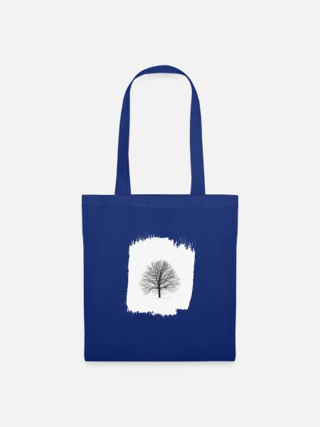 Tree-Shirt - Stoffbeutel - Royalblau