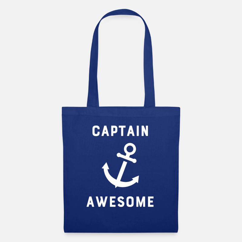 Captain Awesome - Stoffbeutel - Royalblau
