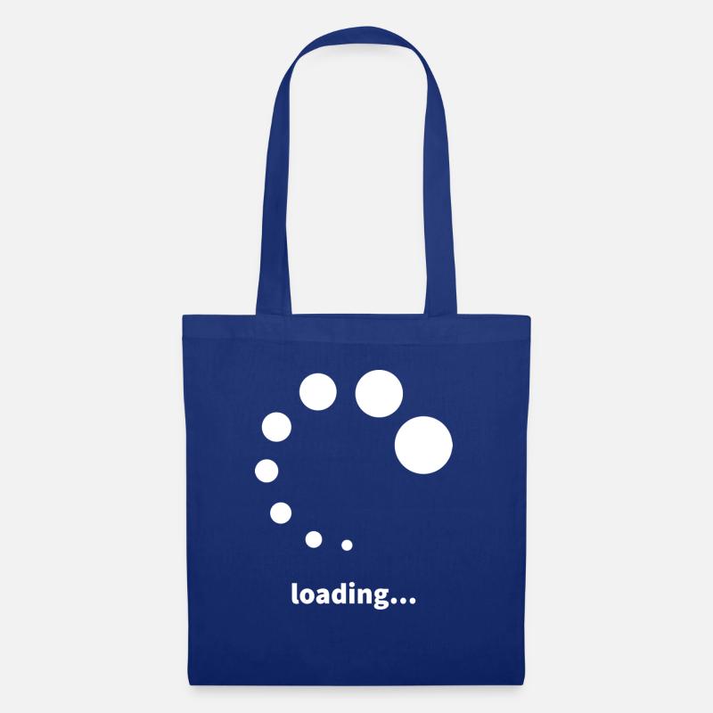 loading... - Stoffbeutel - Royalblau