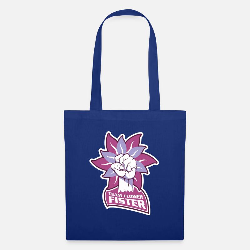 Team Flowerfister Blume Geschenk Idee Geschenkidee - Stoffbeutel - Royalblau