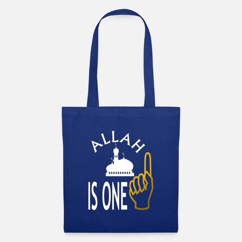 Allah is one Islam Moslem Moschee Gott Geschenk - Stoffbeutel - Royalblau