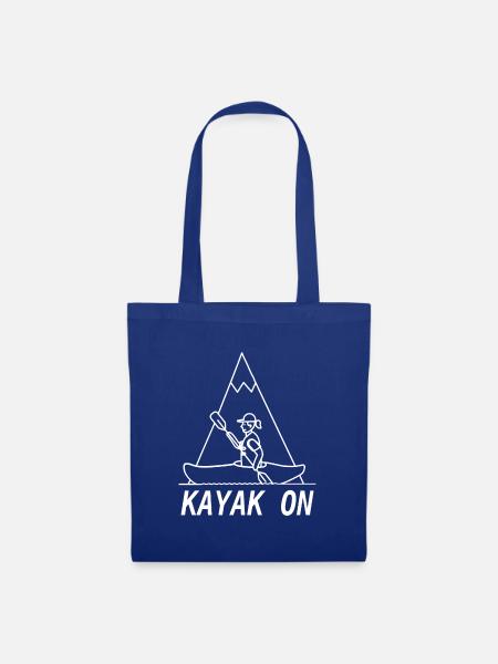 Kajakfahren Kajakfahrer Wassersport Geschenkidee - Stoffbeutel - Royalblau
