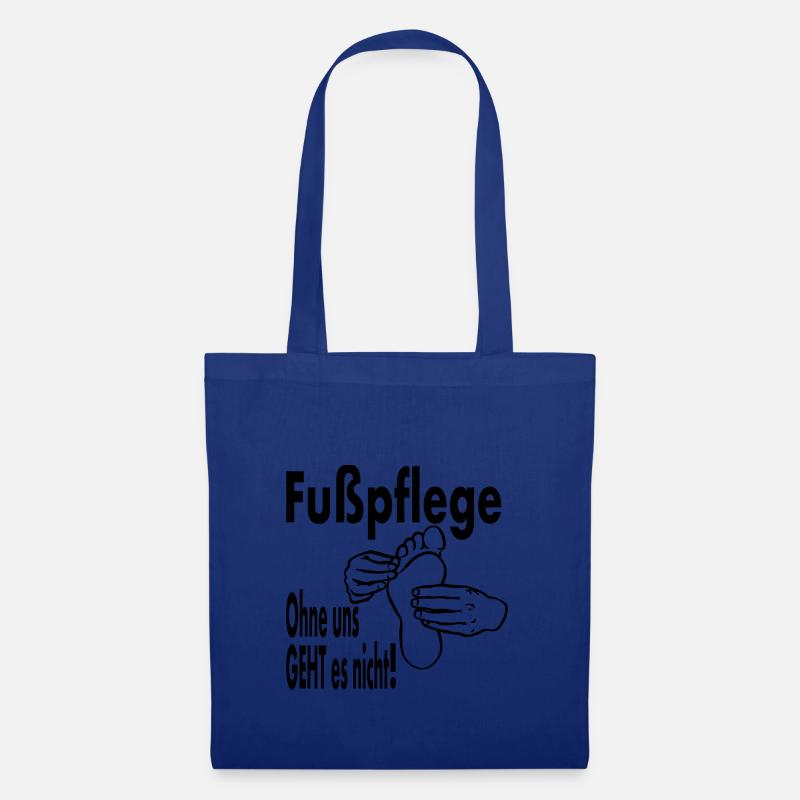 Fußpflege - Stoffbeutel - Royalblau