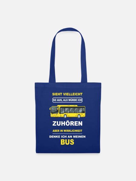 Busfahrer Bus Berufskraftfahrer Schulbus Reisebus - Stoffbeutel - Royalblau