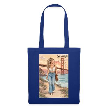 Golden Gate Street Style SF - Stoffbeutel - Royalblau - Vorne