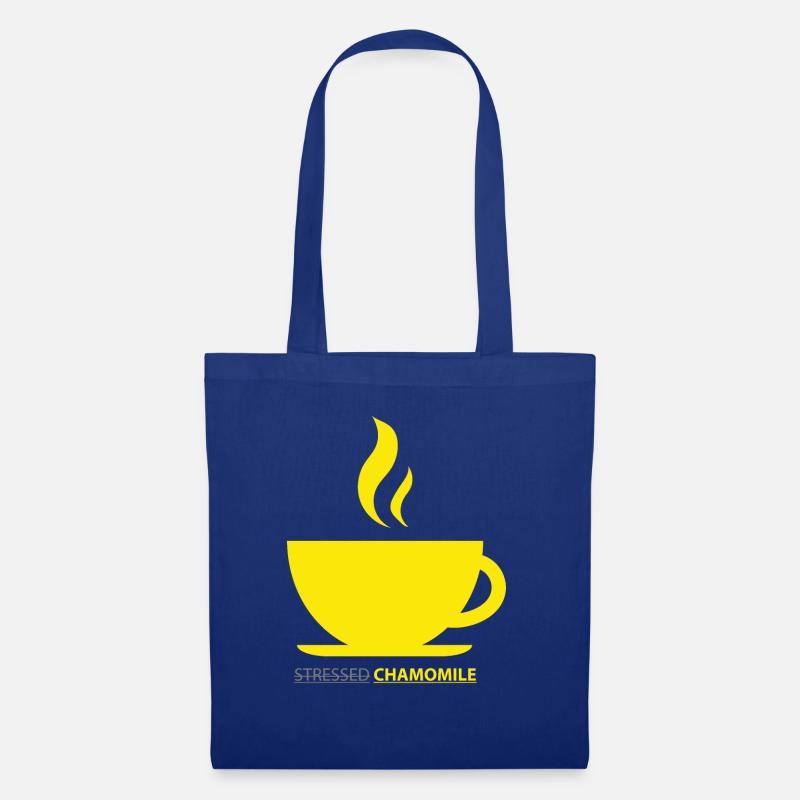 Stressed?Chamomile! - Tote Bag - royal blue
