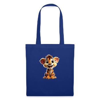 Merry Lion Cub - Tote Bag - royal blue - Front
