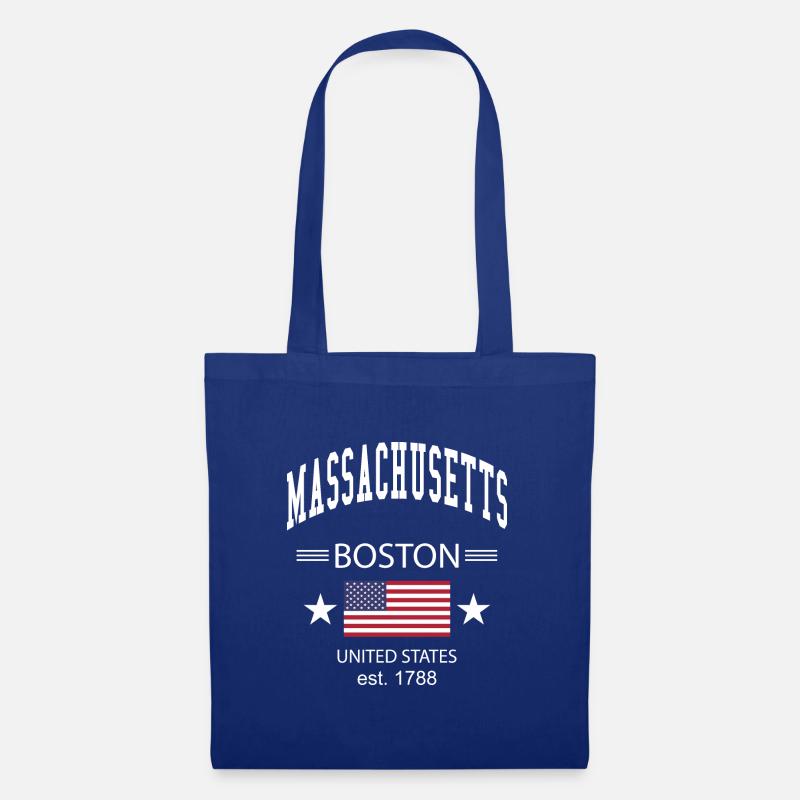 Massachusetts - Stoffbeutel - Royalblau
