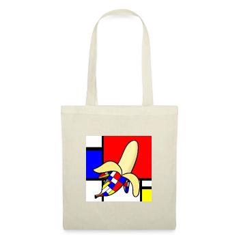Banane - Sac en tissu - nature - Devant