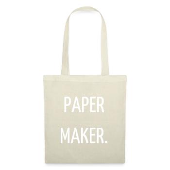 Paper maker - Sac en tissu - nature - Devant