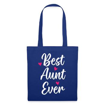 Best Aunt Ever - Tote Bag - royal blue - Front