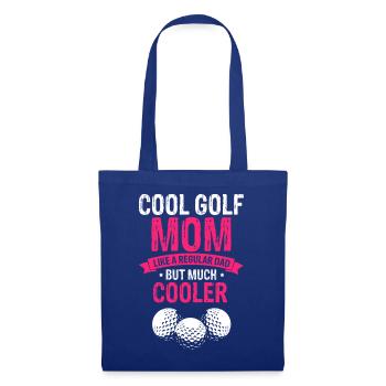 Une maman golfeuse cool, plus drôle que n'importe quel père ordinaire - Sac en tissu - bleu royal - Devant