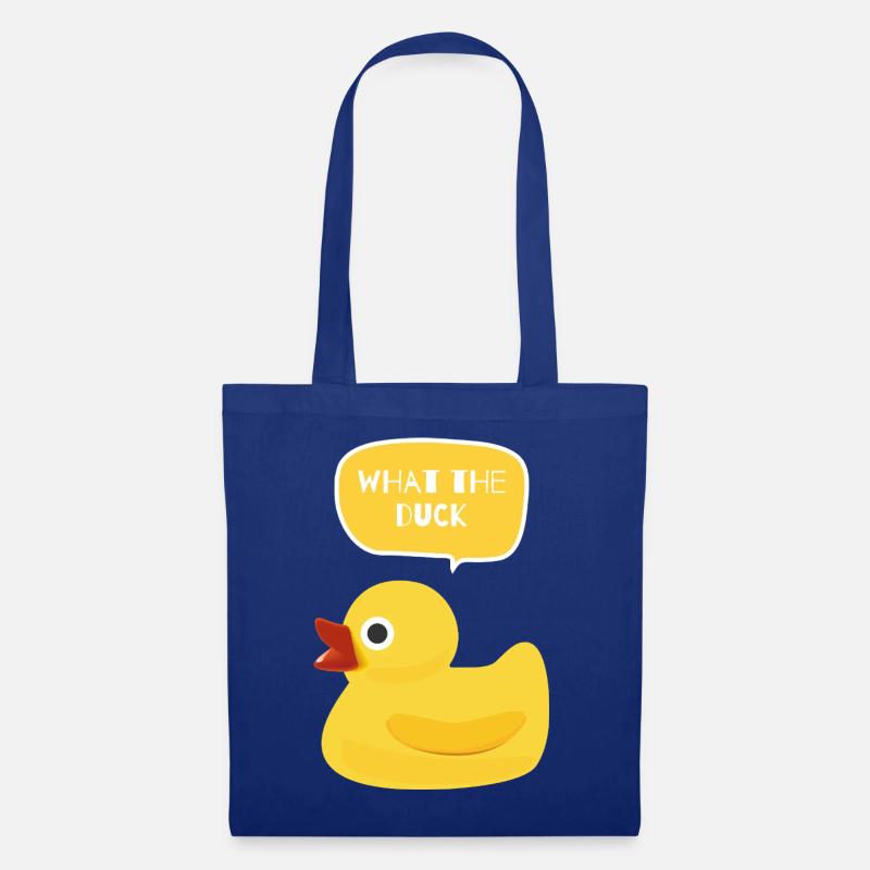 Was das Duck Design hat - Stoffbeutel - Royalblau