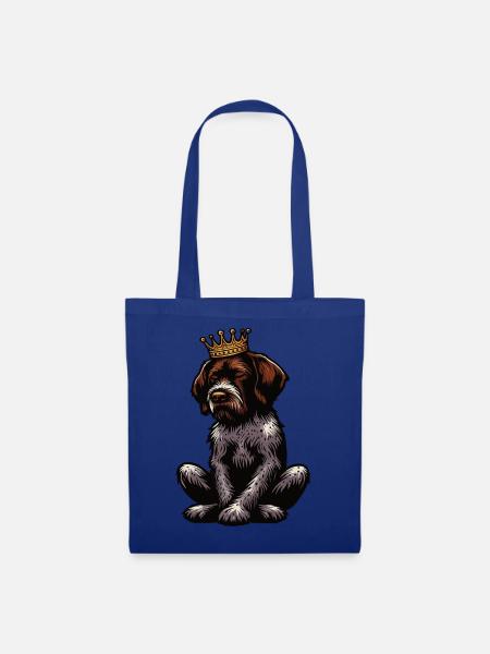Deutsch Drahthaar Deutsch-Drahthaar Besitzer - Stoffbeutel - Royalblau