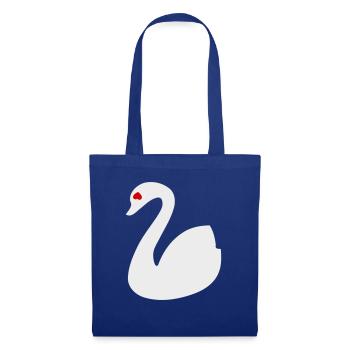 😍🦢Swan in Love-Symbol of Love-Pure Eternal Love - Tote Bag - royal blue - Front