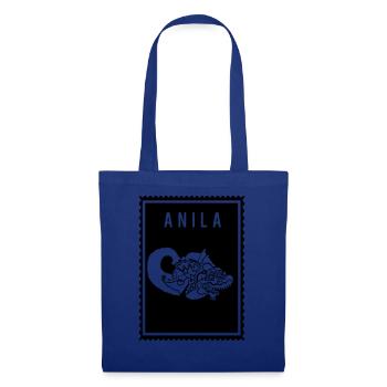 Anila - Wayang - Stoffbeutel - Royalblau - Vorne