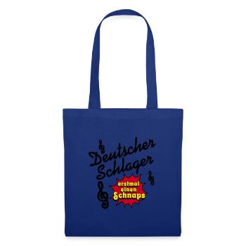 Fête Schlager, Musique Schlager, premier schnaps - Sac en tissu - bleu royal - Devant
