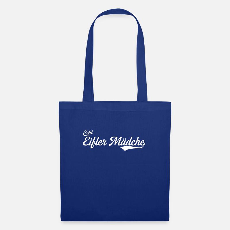 Echt Eifler Mädche - Stoffbeutel - Royalblau