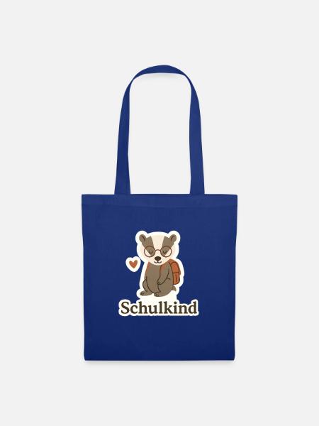 Schulkind - Stoffbeutel - Royalblau