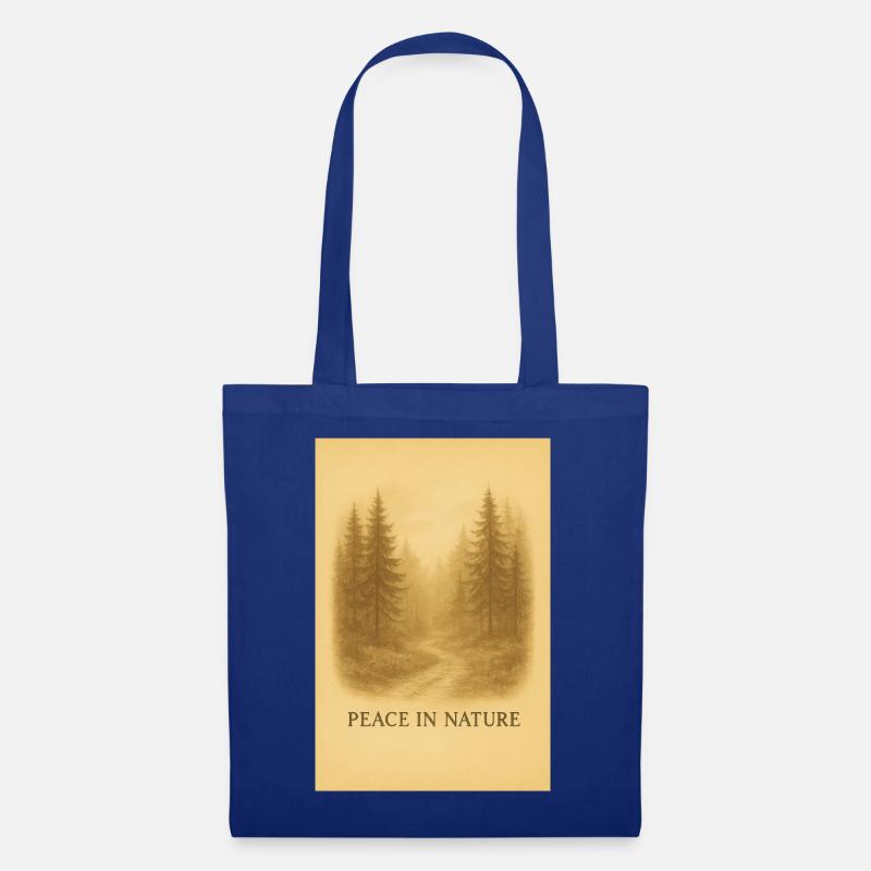 Calmness in the Forest Path - Tote Bag - royal blue