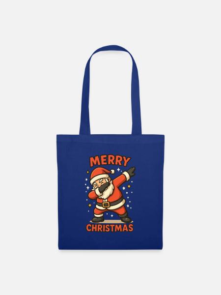 Dabbing Santa Clause  - Stoffbeutel - Royalblau