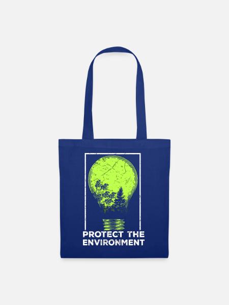 Protect Nature - Stoffbeutel - Royalblau