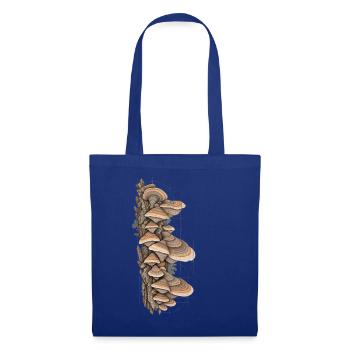 Bracket Study Farbpilz-Tee - Stoffbeutel - Royalblau - Vorne