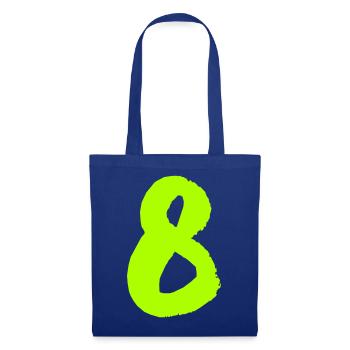 8 - Stoffbeutel - Royalblau - Vorne