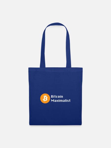 Bitcoin-Maximalist - Stoffbeutel - Royalblau